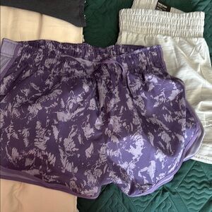 Purple Patterned Women's Sleep Shorts